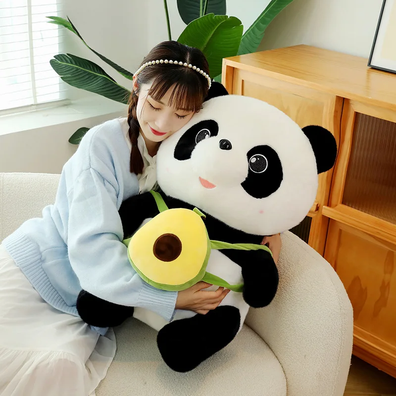 Quality custom Kawaii Bamboo  Panda doll Cute Plush Panda Stuffed Animal Toy For Kids Birthday Party Gifts