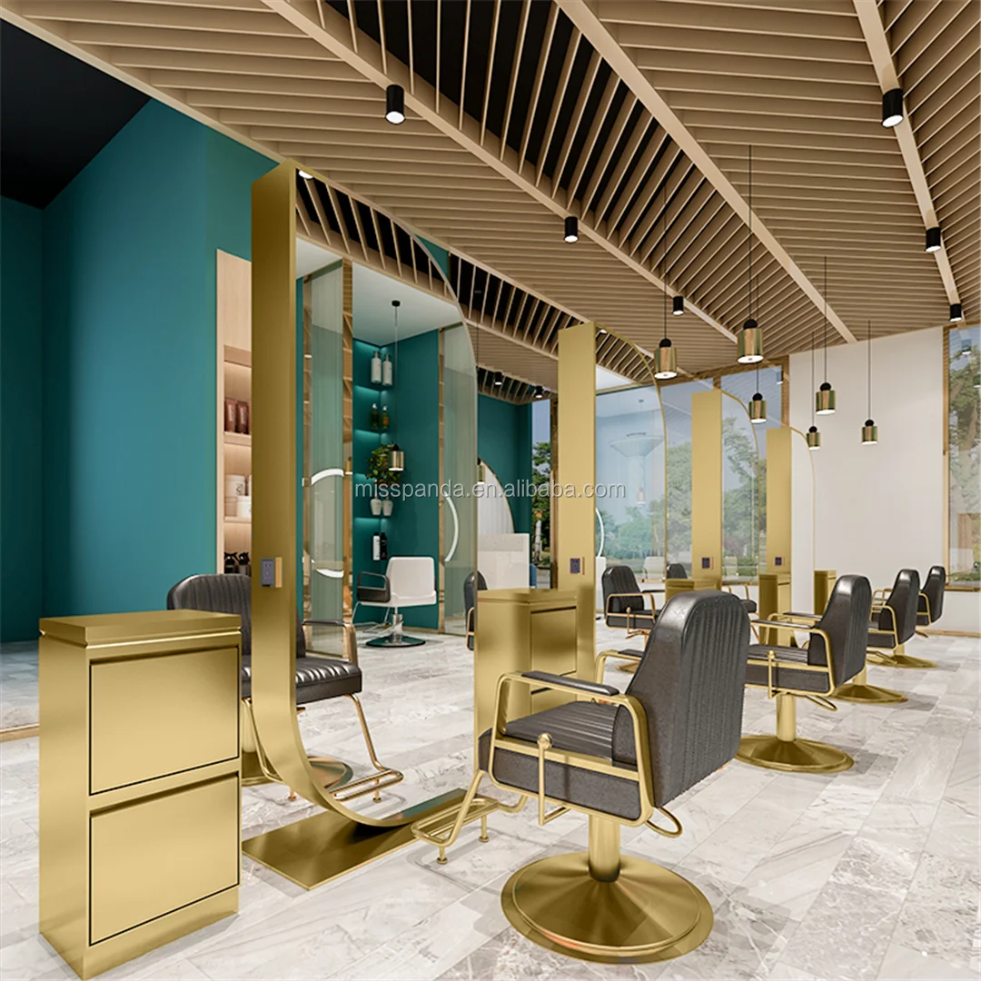 Зеркало для парикмахерской со светодиодной подсветкой зеркало мебель салона современное 1 комплект стекло