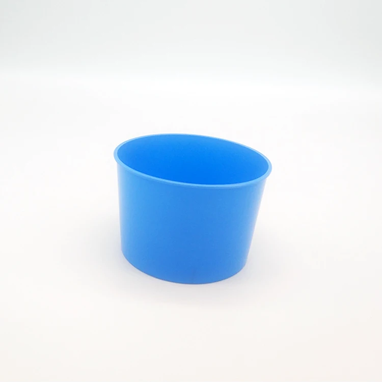 Medical grade blue gallipot wholesale cheap price plastic medical gallipot