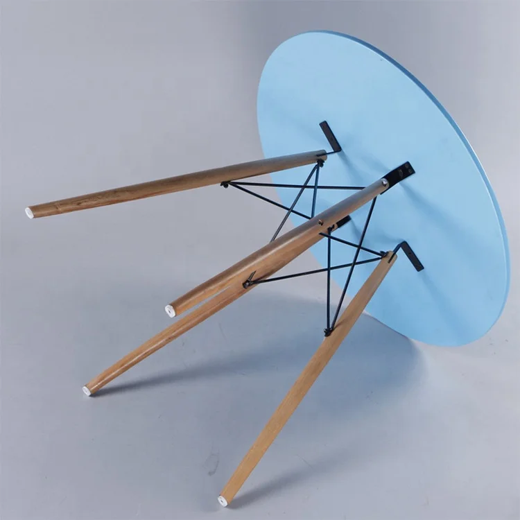 Dining table and chair set modern restaurant home dining room dinning table Mdf wooden top round dining table set