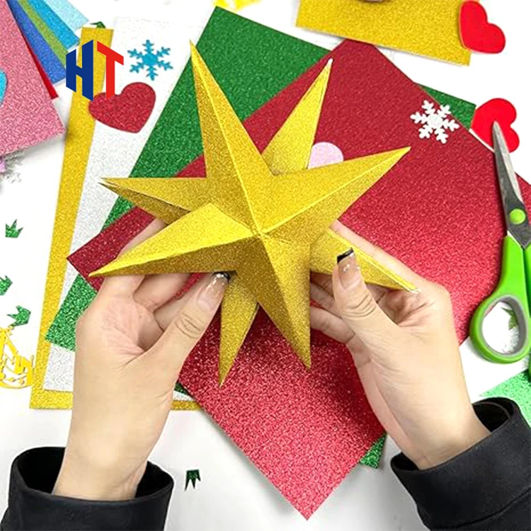 Specialty Corrugated Paper 280g Glitter Cardstock Paper Used for Hand Craft and DIY