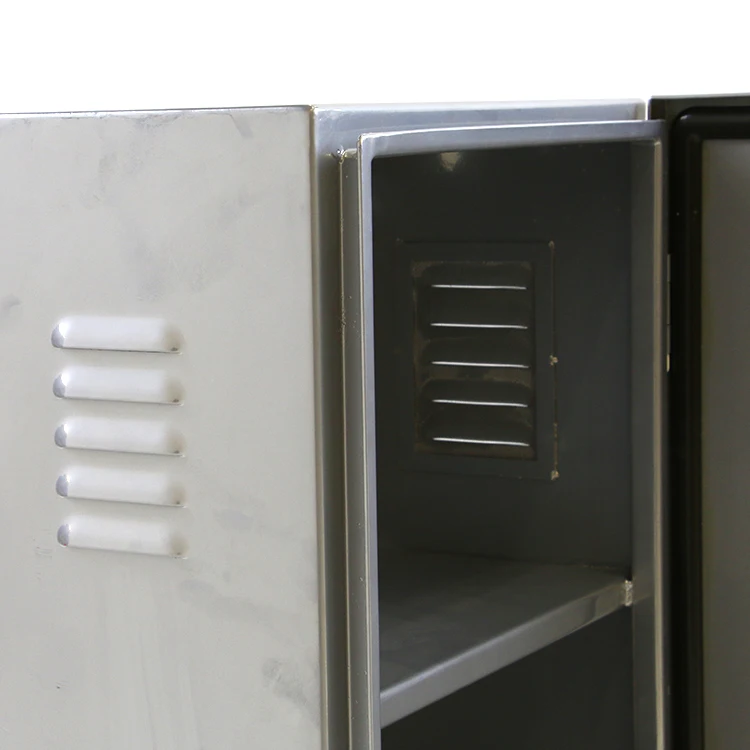 Powder coating steel battery box sheet metal pole mount enclosure box