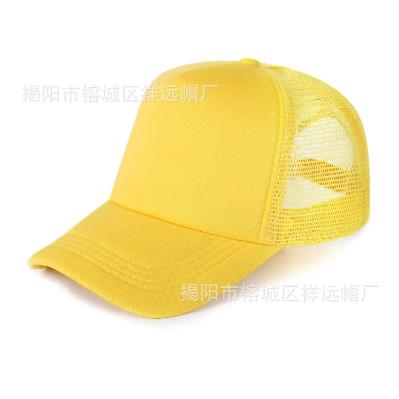 Printing Logo Advertising Hat Light Board Blank Mesh Hat Embroidery Work Travel Hat