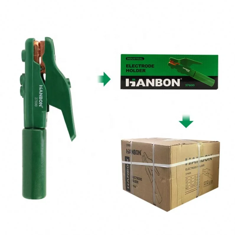 600A Electrode Holder Industrial Type Welding Rod Clamp Insulated Copper Clip For Arc Welding