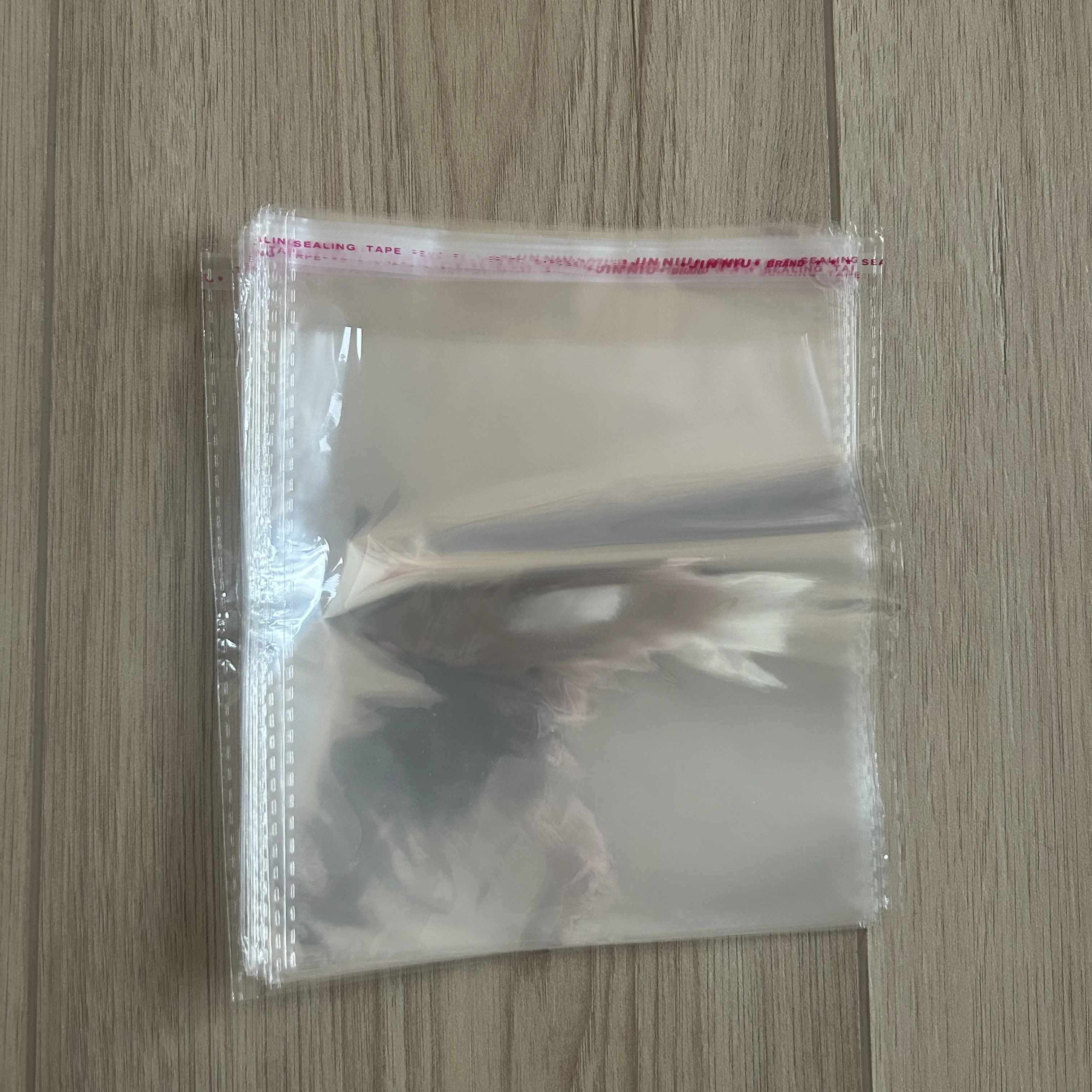 Custom Cellophane Polybag Packaging Clear Plastic Opp Poly Bag With Suffocation Warning Bags