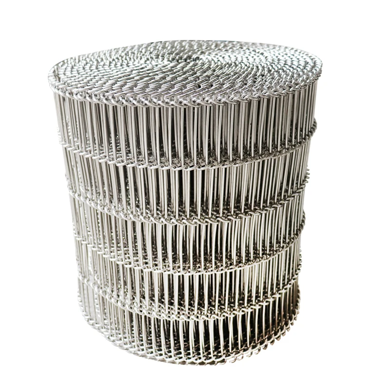 Food Grade Stainless Steel Wire Mesh Conveyor Belts Chain Link Conveyor Belt