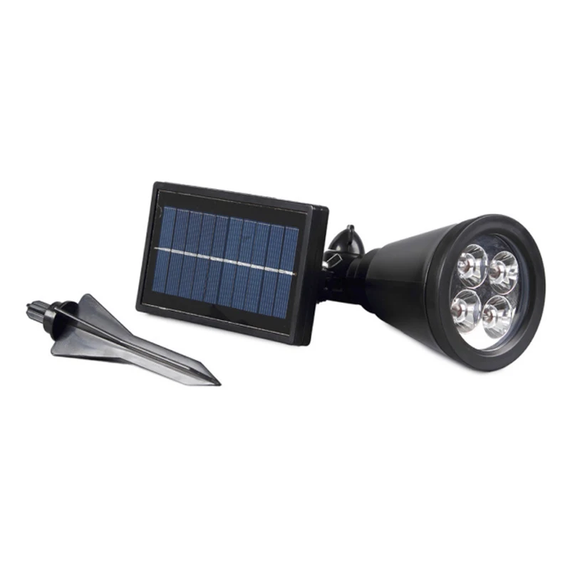 Durable Solar Spotlight 7Pcs Lamp Beads Polysilicon Panel Waterproof Outdoor Lights For Garden Tree