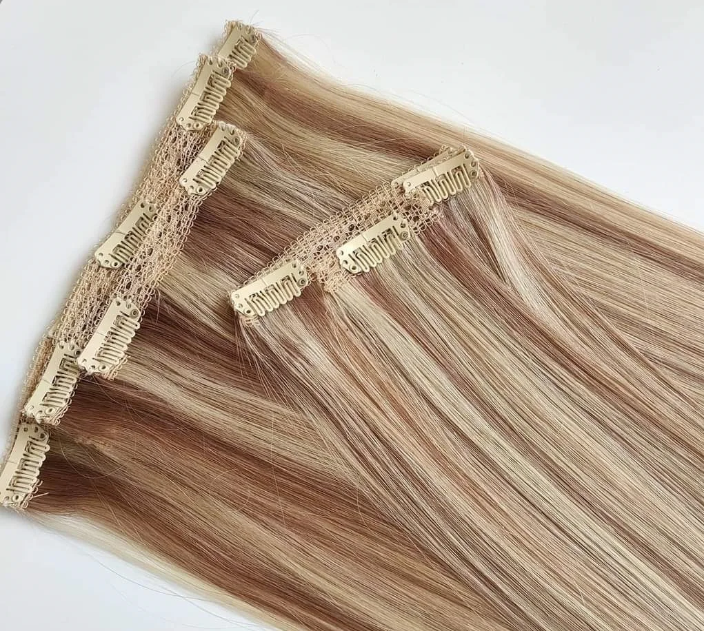 
Большой запас, зажим для волос Remy, супер двойные волосы 100 грамм/пакет 