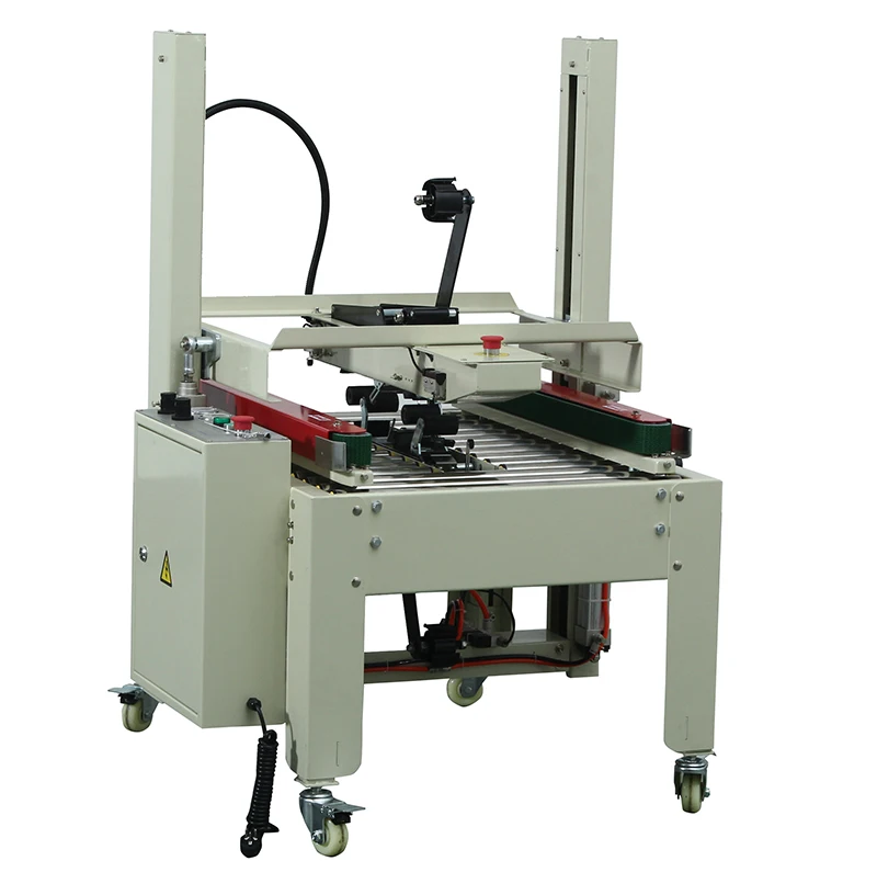 Brother Packing AS823A Automatic Pneumatic Size Adjust Carton Sealer Box Juice Sealing Machine