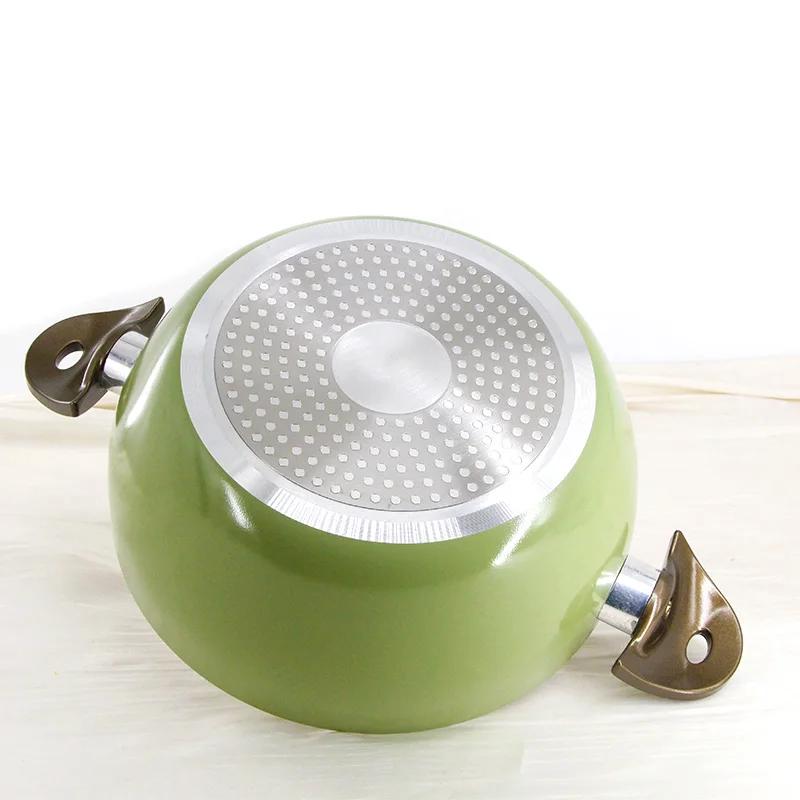 Non-Stick Pots Green Soup Pot Induction Pot Cookware Wholesale By Manufacturers