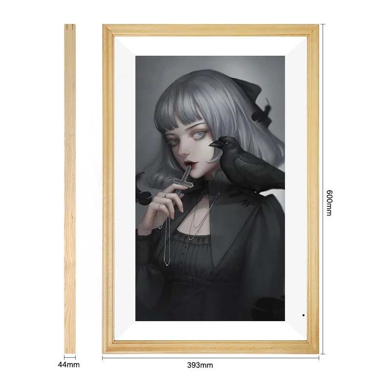 21.5inch nft droid  digital photo frame Canvas for art picture video displaying support customize software calendar advertising