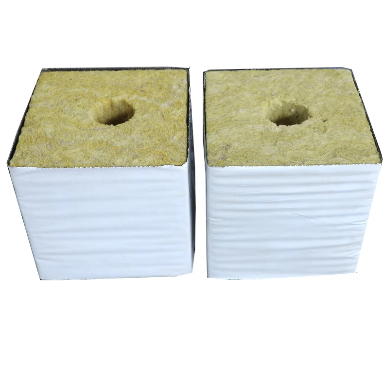 Hot Sale 8*8*8 Inches Hydroponics Rock Wool Cubesv200x200x200mm Stone Wool Hydroponics Growing Cubes