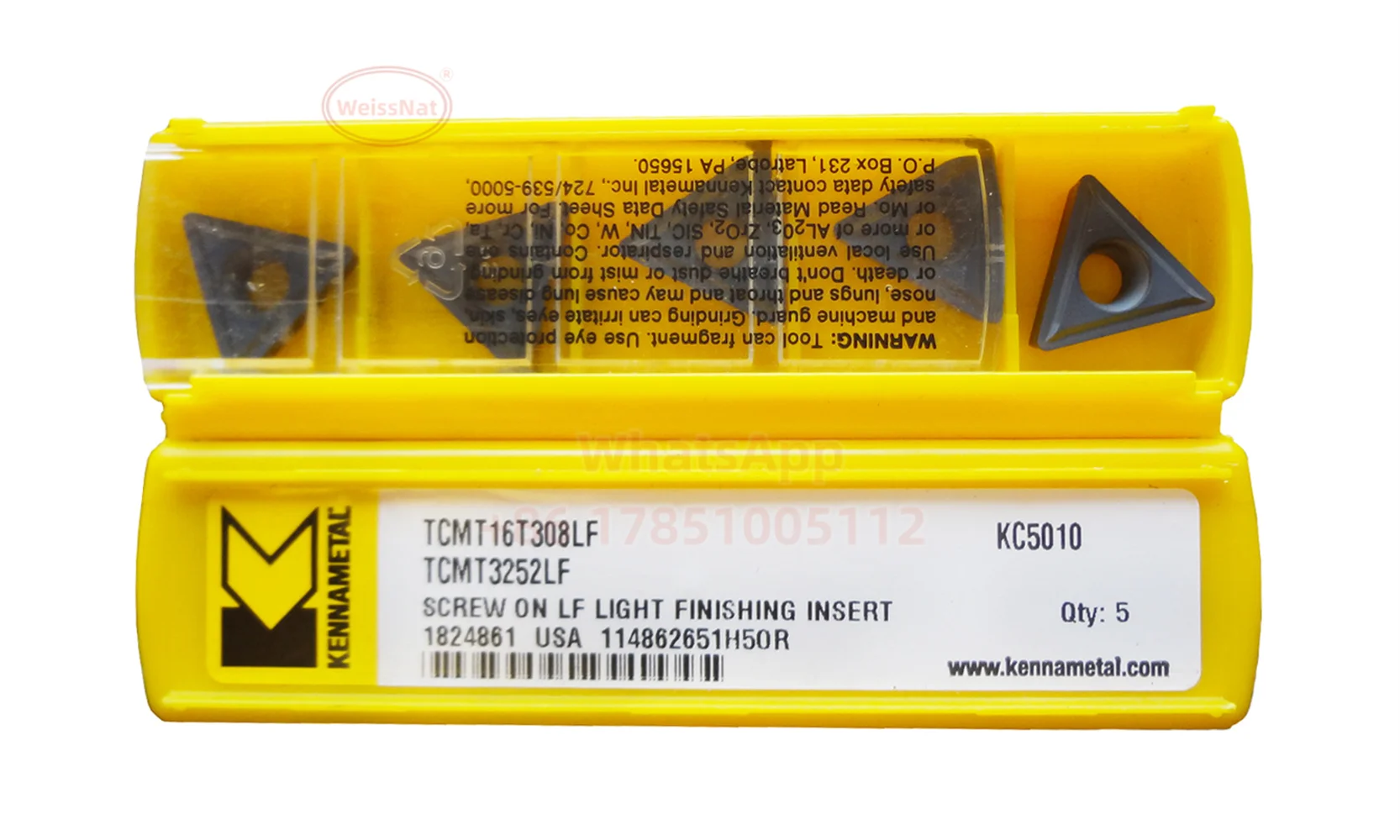 Kennametal TCMT110202LF TCMT110204LF TCMT16T302LF tcm16t304lf TCMT16T308LF KC5010 карбидные вставки TCMT