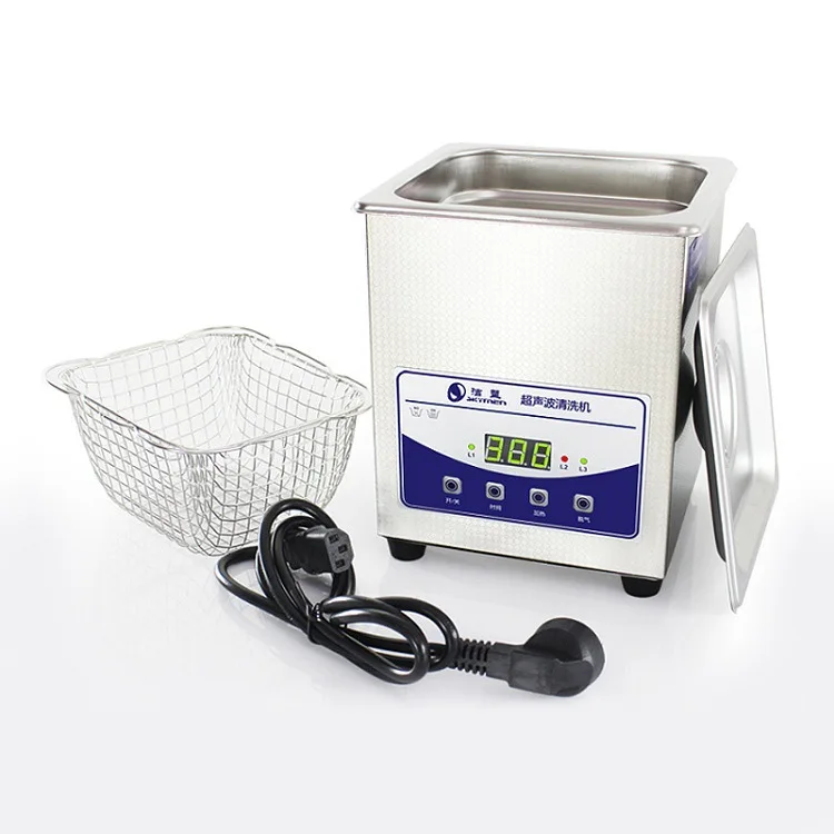 
Ultrasonic Home Cleaner 80w Stainless Steel Tank Piezoelectric Transducer Factory Direct Sonic Cleaning Machine 