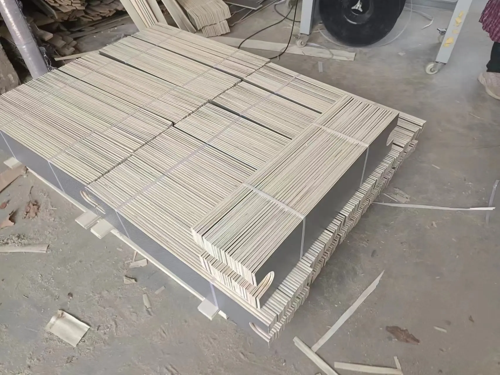 birch bed slat poplar bed slat  bent wood slat paper face glued face etc