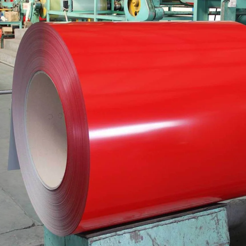 China supplies large quantities of camouflage embossed 0.3mm color-coated rolls, wall color-coated rolls