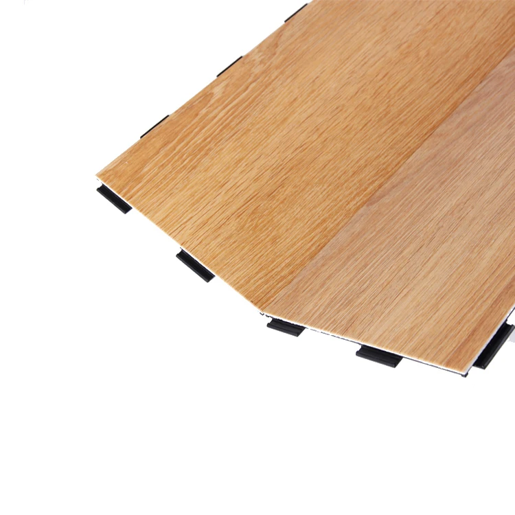 
Promotions Wood Color Click interlocking plastic Pvc Slip Resistant plastic-carpet-flooring tile 
