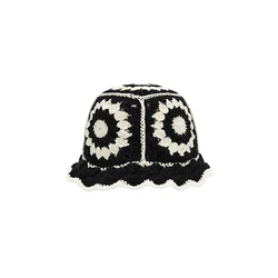 New Panama 2021 fashion brand sun hats visor uv protection foldable Cap Hollow Crochet Knitting multicolor
