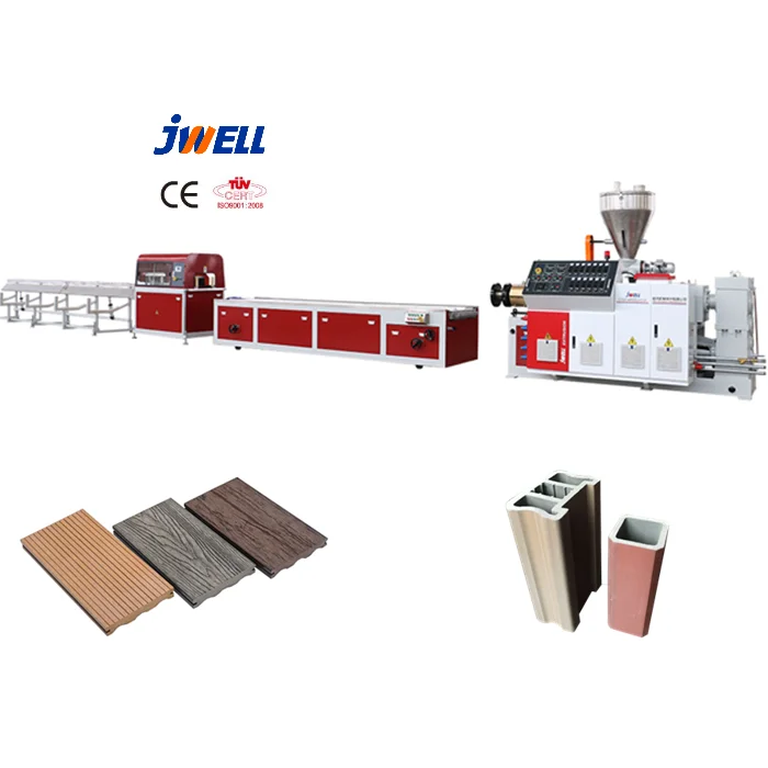 WPC Extrusion Machine Embossed Wood Plastic Composite WPC Siding Panel Exterior Wall Panel Extrusion Machines