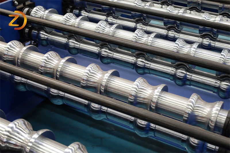 Automatic popular step roof glazed tile sheet roll forming machine machinery from China