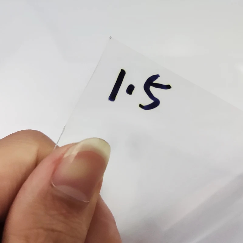 1.5MM Transparent TPU Film making skydiving eyewear/Tablecloth/Door curtain