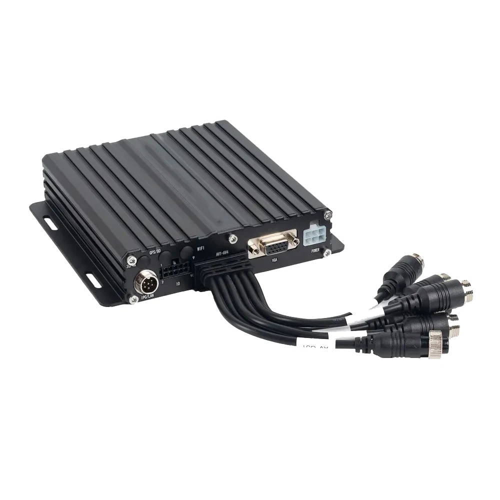 Оптовая цена h.265 5CH 1080p видеомагнитофон SD карта Мобильный DVR AHD IPC 4G GPS AI для пожарной машины автобус и HD тахограф Mdvr