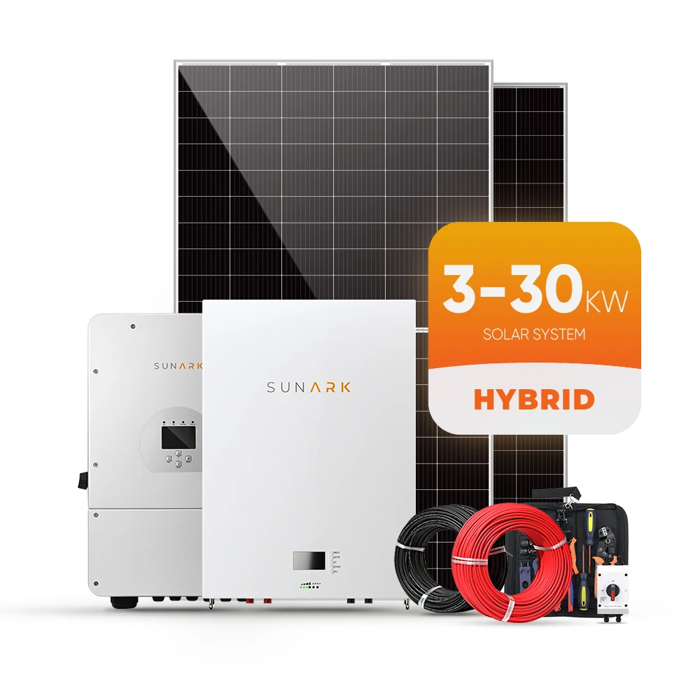 Sunark Solar Power System Full Set For Home 3Kw 10Kva 20Kw 30Kw Solar Power System Good Price Complete Kit