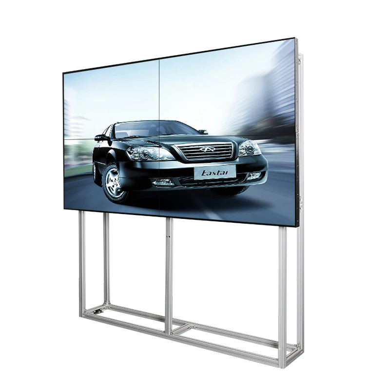2X2 3X3 4X4 5X5 49Inch Large Format DID Display Narrow Bezel Controller  LCD Video Wall