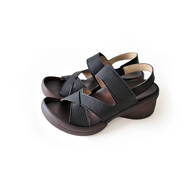 Hot selling outdoor summer women shoes platform wedge sandals