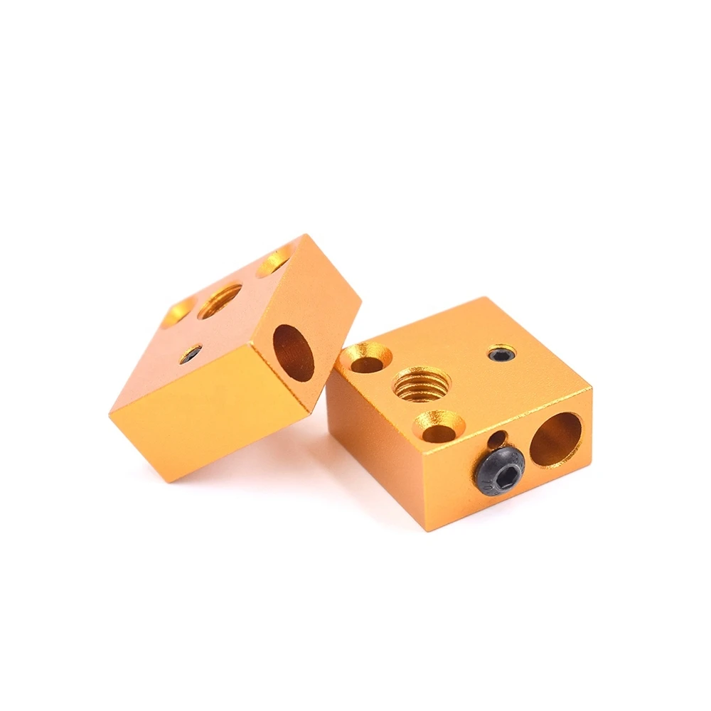 3D Printer Parts High Quality Aluminium Heat Block CR10 For CR10 Hotend /Ender 3 MK7/MK8 Print Head Extruder J-head Heat Block