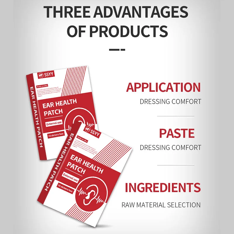 Hot Products Tinnitus Patch Ear Pain Relief Herbal Tinnitus Protection Patch
