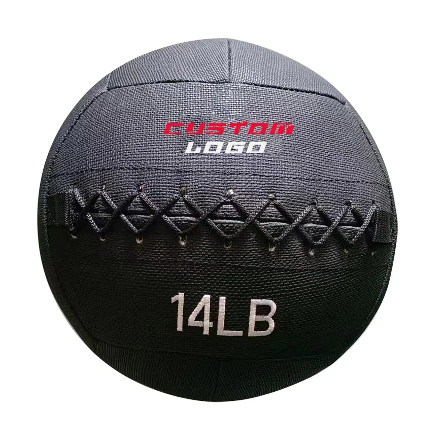 Gym Fitness Weightlifting High Density Anti Slip PVC Soft Wall Medicine Ball for Strength Training