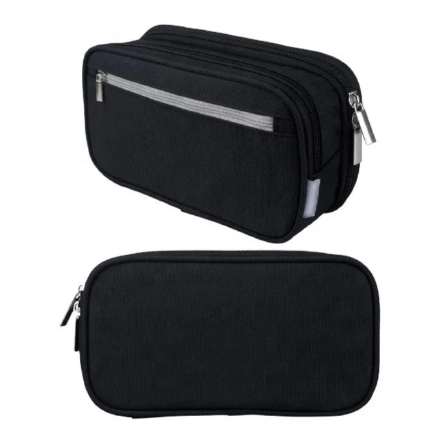 Fashionable Custom Slim EVA PU Stationery Bags Holder Pencil Case With Zipper for School Student