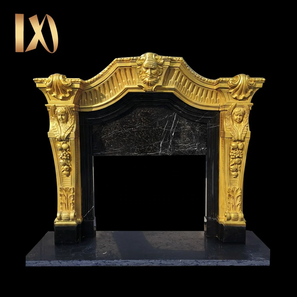 
Marble Mantel fireplace 