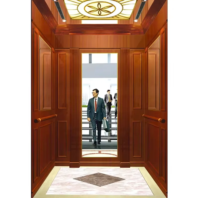luxury decoration Customized differentiated High stability passenger elevator for 6 person