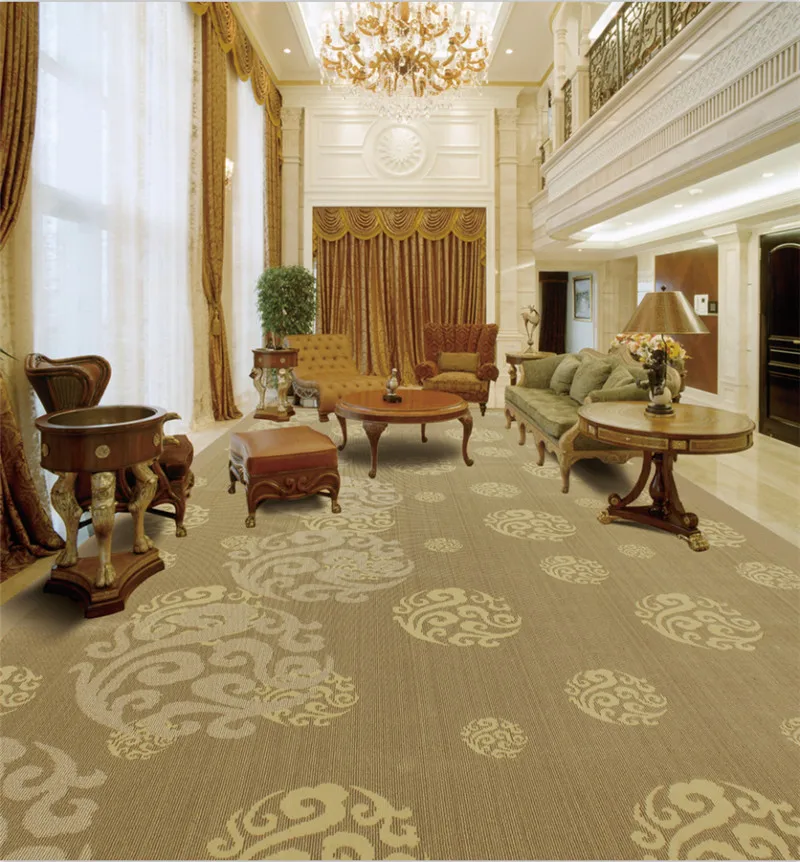 alfombras beautiful design factory OEM office floor mosque carpet roll