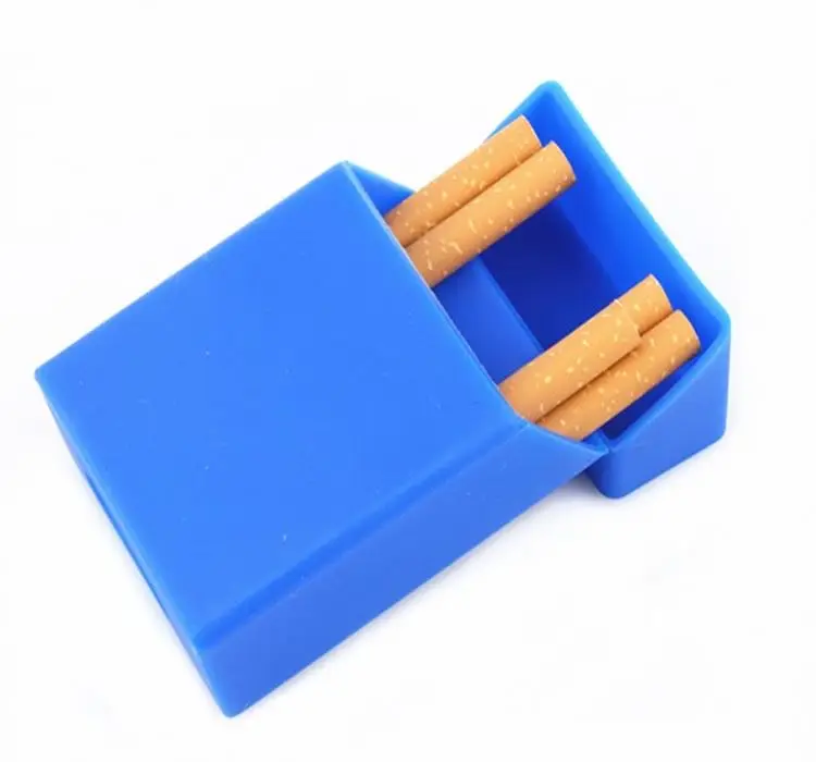 Soft Silicone Cigarette Case Tobacco Storage Pocket Box Holder Silicone Blank Cigarette Packs