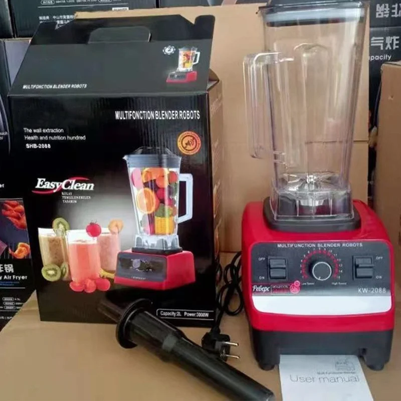 4500W Kitchen Professional 2L Commercial Heavy Duty Food Processor Juicer Smoothie Blender And Mixer