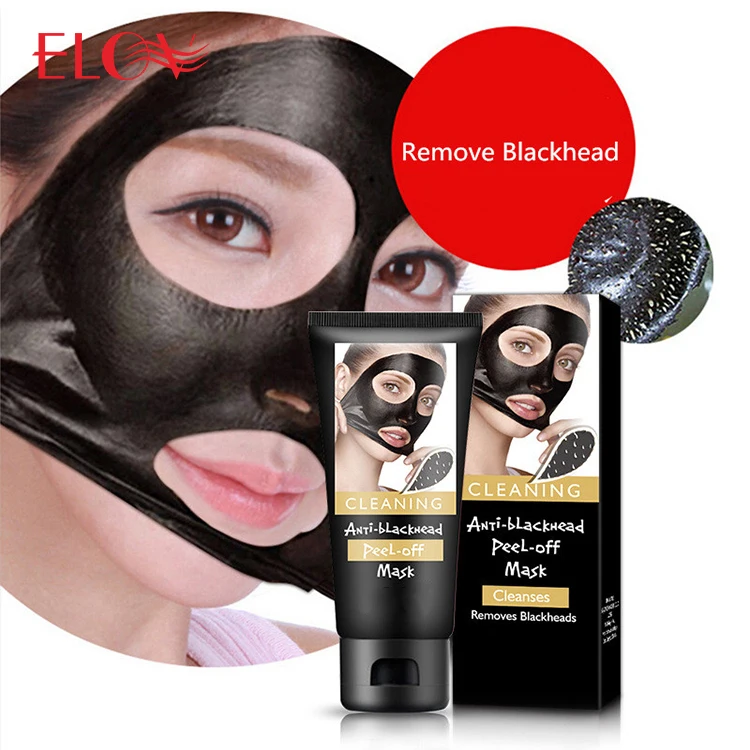 60g Black Head Remover Facial Mud Mask Black Face Mask Acne Treatments Peel Off Black Mask from Black Dots Skin Care