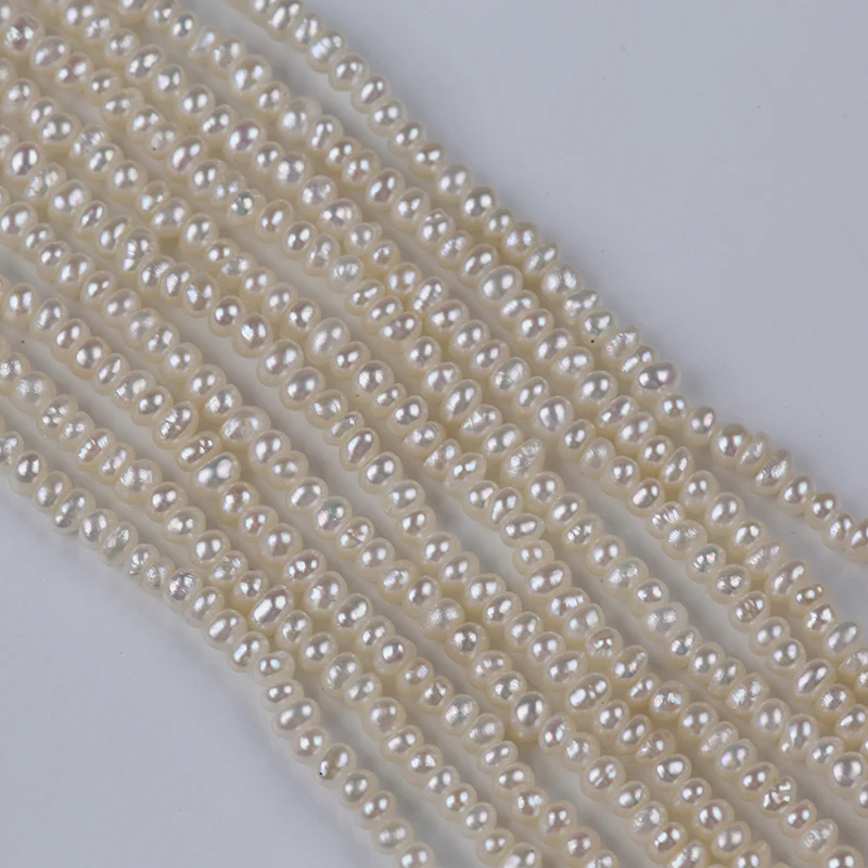 Маленький размер 2 5-3 мм класса AAA в форме пуговицы с пресноводным жемчугом оптовая продажа