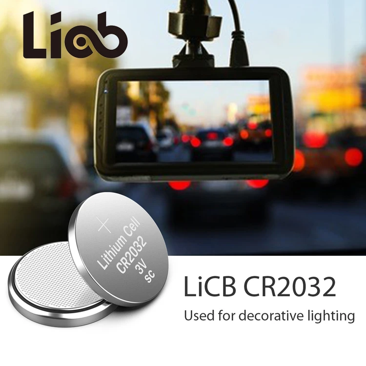 LiCB CR2032  BR2032 DL2032 ECR2032 KCR2032 3V Lithium Battery for Watches Toys Games