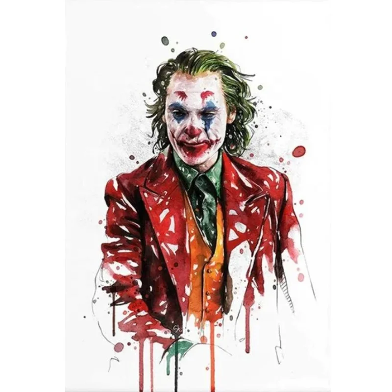 Full Drill 5D Diamond Painting Diy Movie Clown Cartoon Embroidery Mosaic Paint By Numbers Cross Stitch Kit Wall Decor