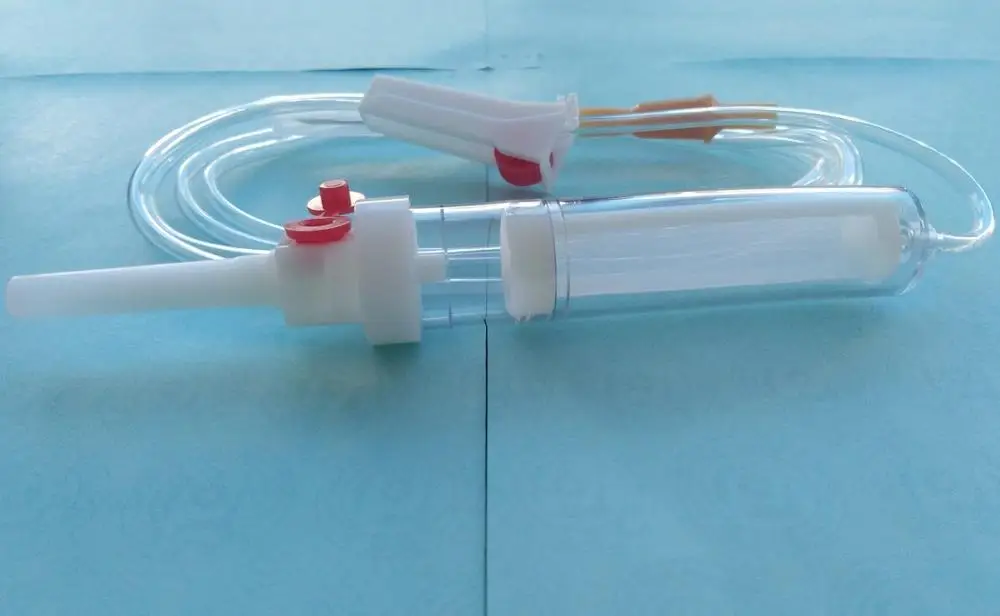 latex free DEHP free blood transfusion set blood giving set