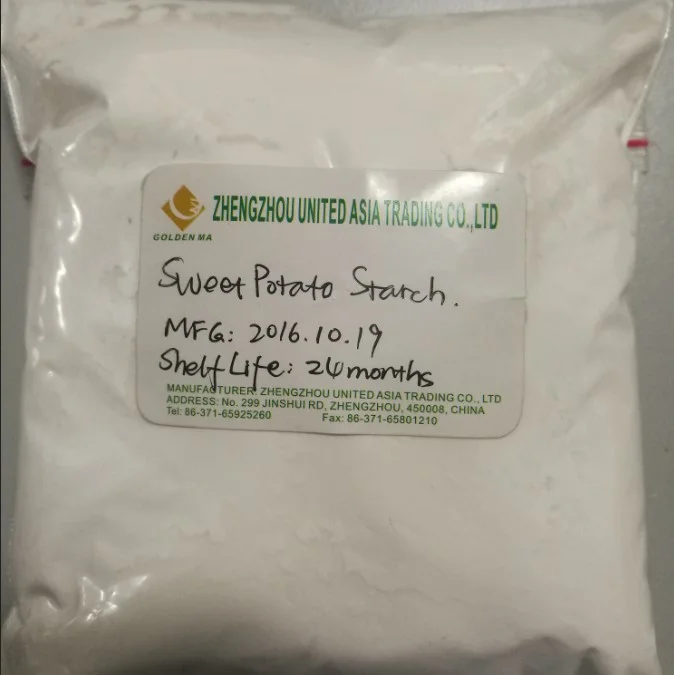 cheap price sweet potato starch for food bakery noodle cake jelly fish ball for food