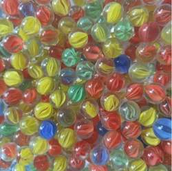 Hot sale Glass Marbles Balls canicas bolas marmol de vidrios Beautiful mixed Colour children playing games kids Toy customized