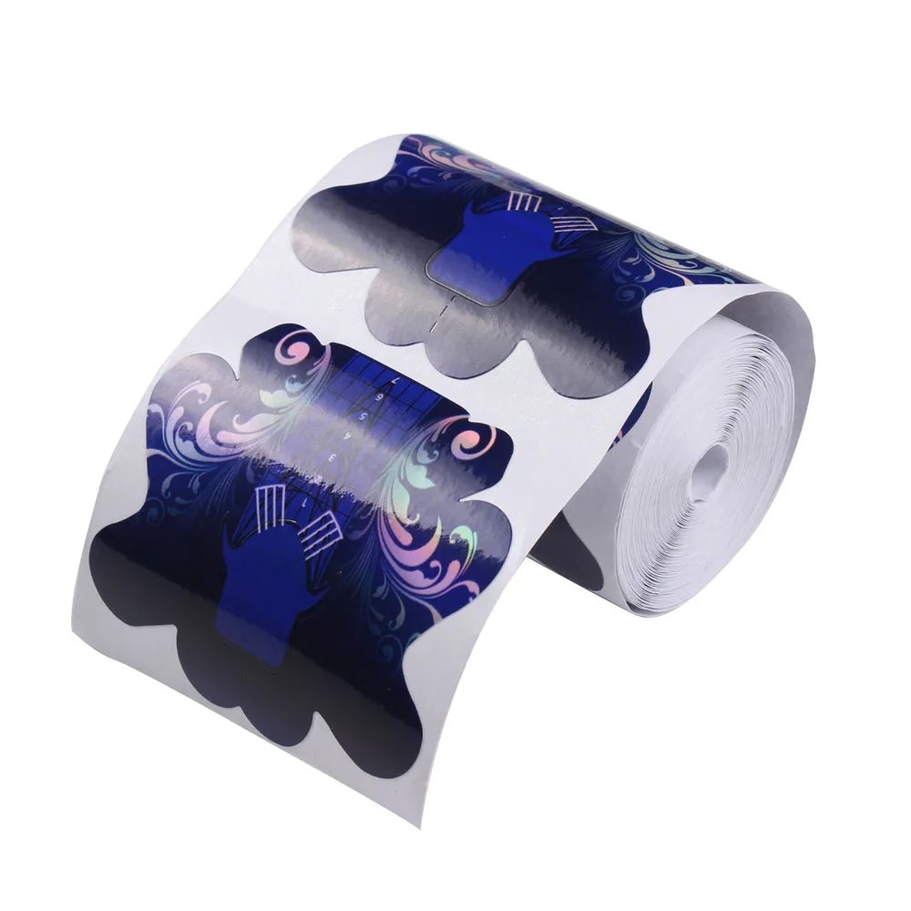 Professional Customized 100pcs Laser Butterfly Nail Extension Form