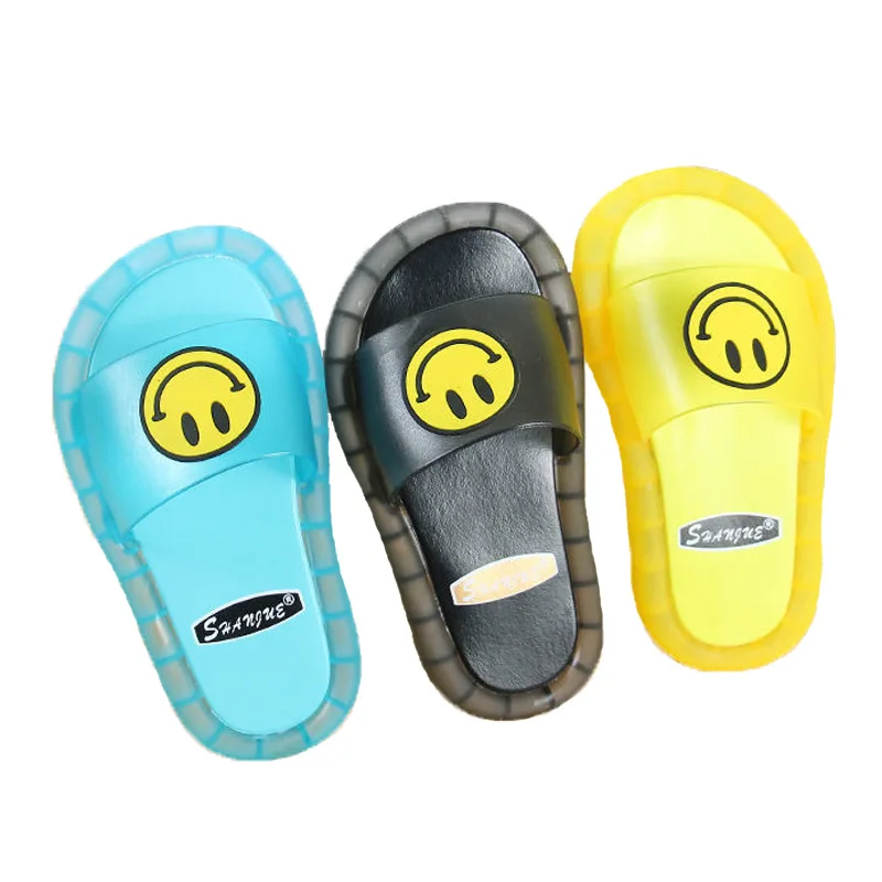 
High quality wholesale bedroom slippers kids kids cotton glowing slippers pvc slippers for kids 