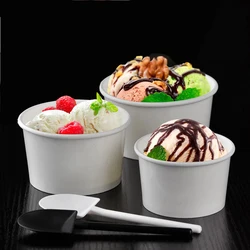 3OZ take out yogurt packaging cup disposable ice cream container ice cream cup 3oz with lid and spoon