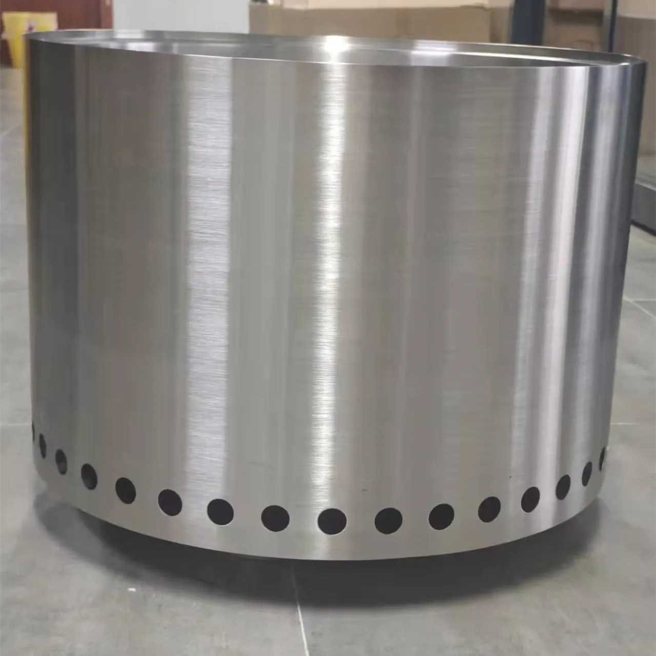 19.5x14 Inches Outdoor Bonfire Portable Fire Pit Stainless Steel Fire Pits for Wood Burning and Low Smoke Great Camping Stove