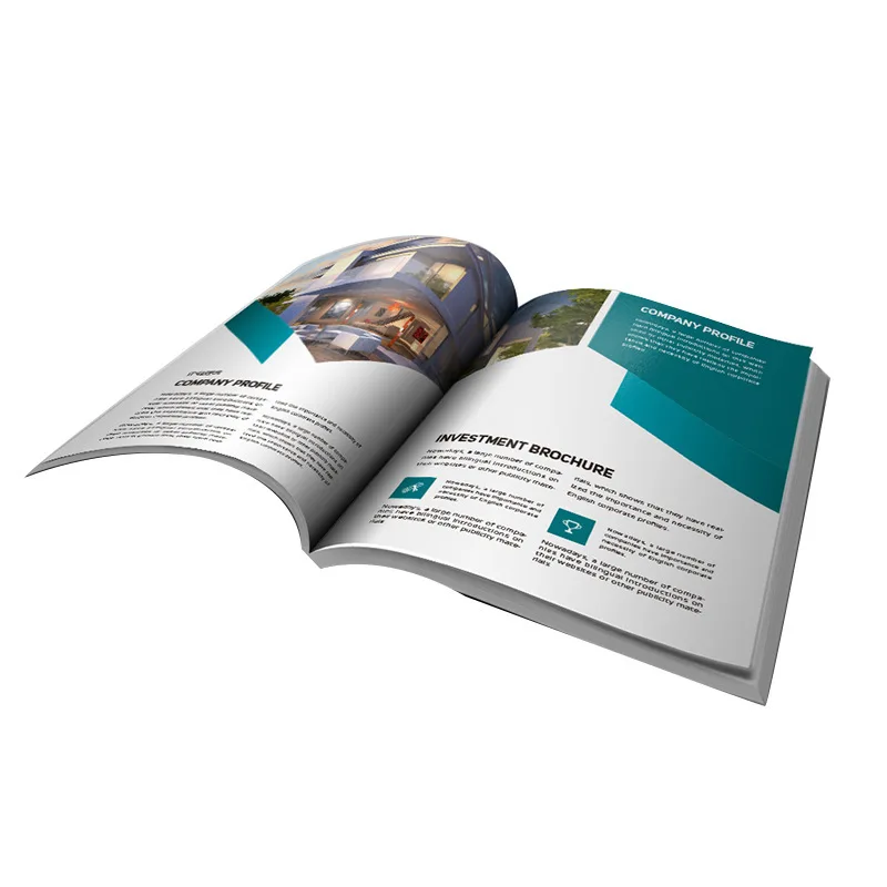 Factory Customized A5 Magazine Booklet Instruction Manual Catalog  Booklet Flyer Flyer Poster Brochure Printing
